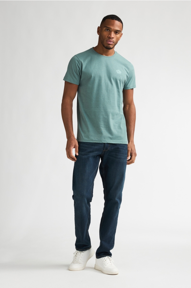 Petrol Industries groene heren t-shirt | Model