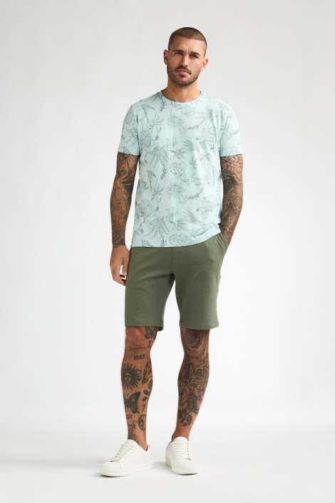 Petrol Industries groene heren t-shirt | Model