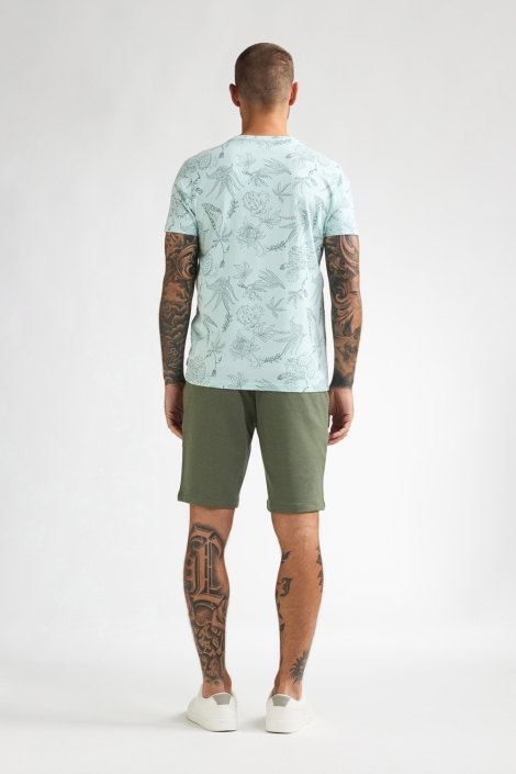 Petrol Industries groene heren t-shirt | Model