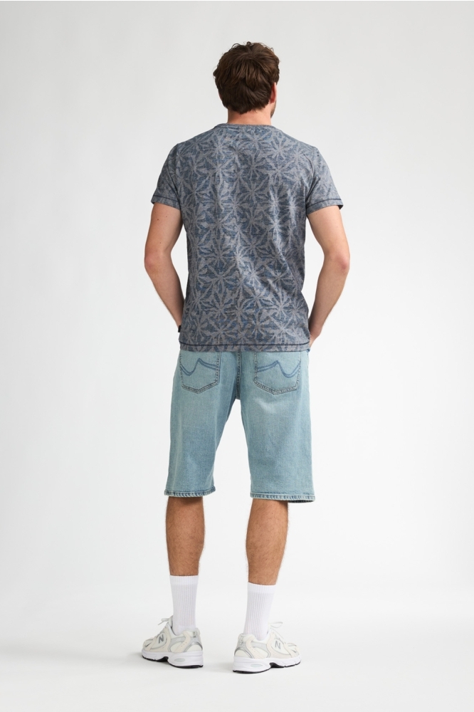 Petrol Industries blauwe heren t-shirt | Model