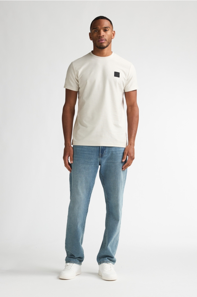 Petrol Industries beige heren t-shirt | Model