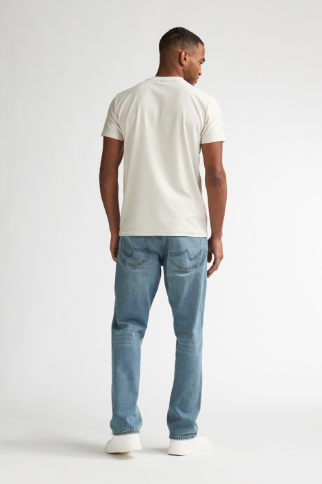 Petrol Industries beige heren t-shirt | Model