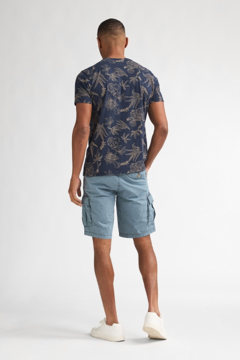 Petrol Industries blauwe heren t-shirt | Model