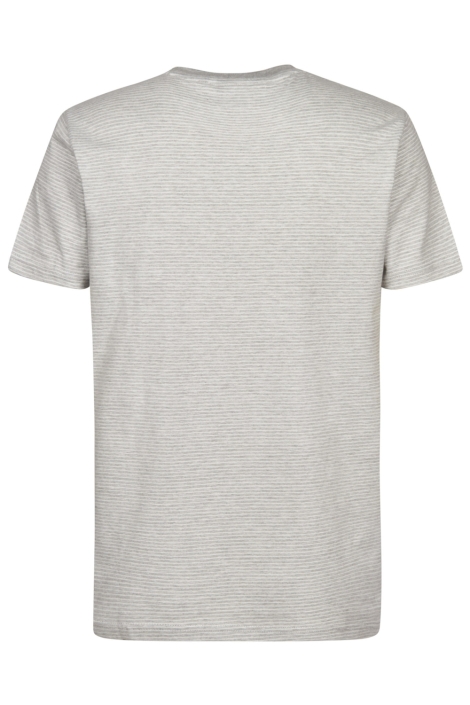 Petrol Industries grijze heren t-shirt | Achteraanzicht