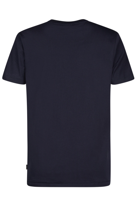 Petrol Industries blauwe heren t-shirt | Achteraanzicht