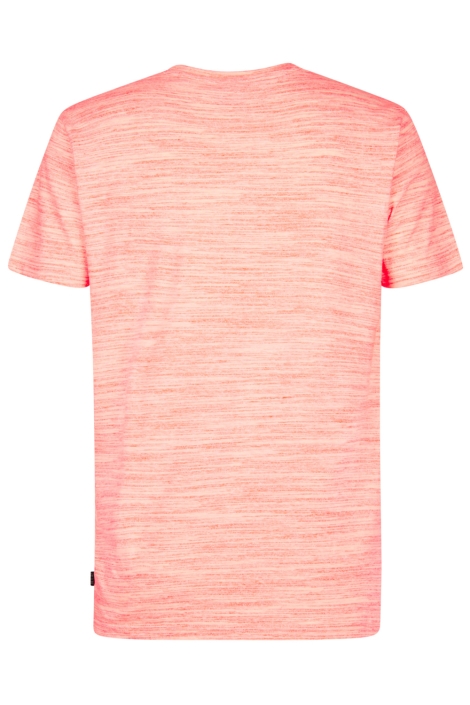 Petrol Industries oranje heren t-shirt | Achteraanzicht