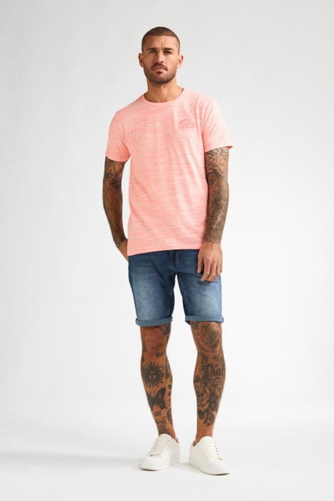 Petrol Industries oranje heren t-shirt | Model