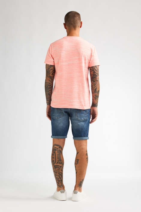 Petrol Industries oranje heren t-shirt | Model