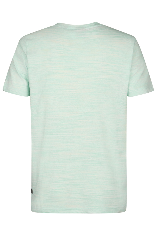 Petrol Industries groene heren t-shirt | Achteraanzicht