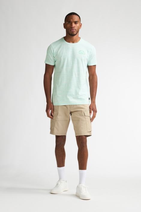 Petrol Industries groene heren t-shirt | Model