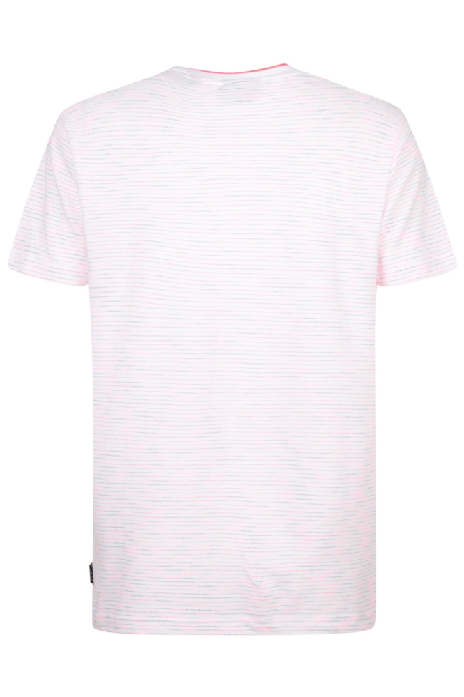 Petrol Industries witte heren t-shirt | Achteraanzicht