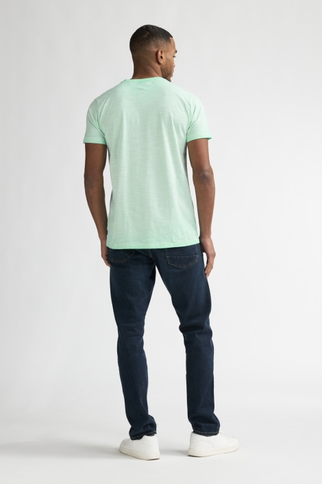 Petrol Industries groene heren t-shirt | Model