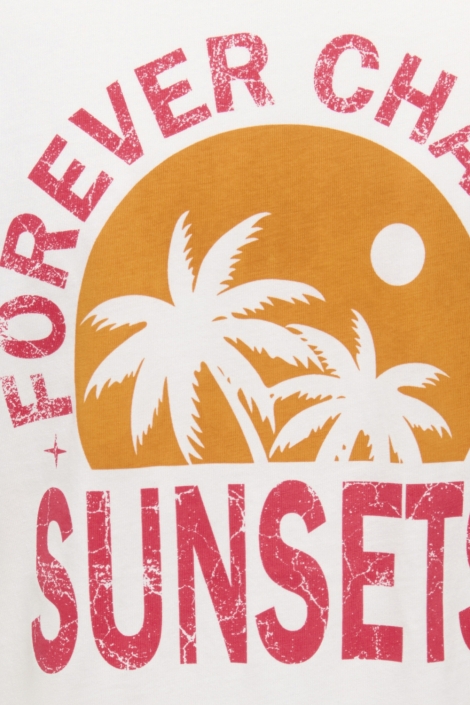 Only witte dames t-shirt | Close up