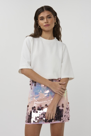 Studio Amaya T-shirt LILLY 262 ST29 WHITE