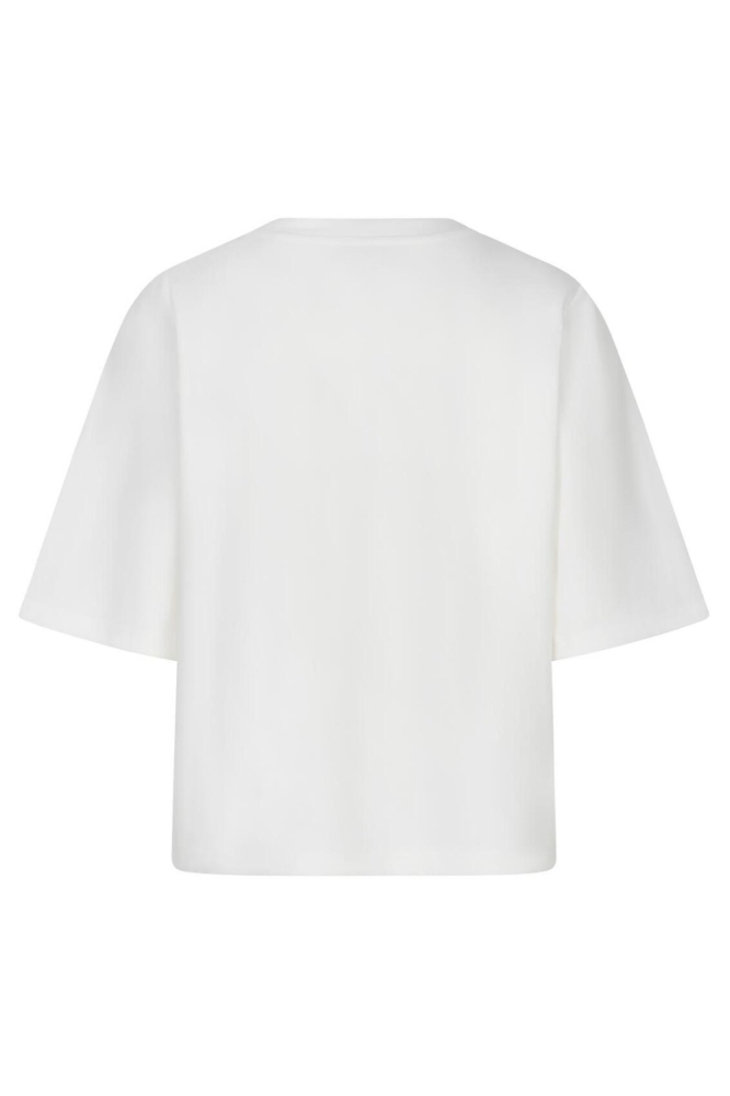 Studio Amaya witte dames t-shirt | Achteraanzicht