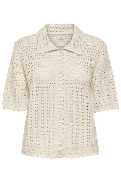 Jacqueline de Yong beige dames vest | Vooraanzicht