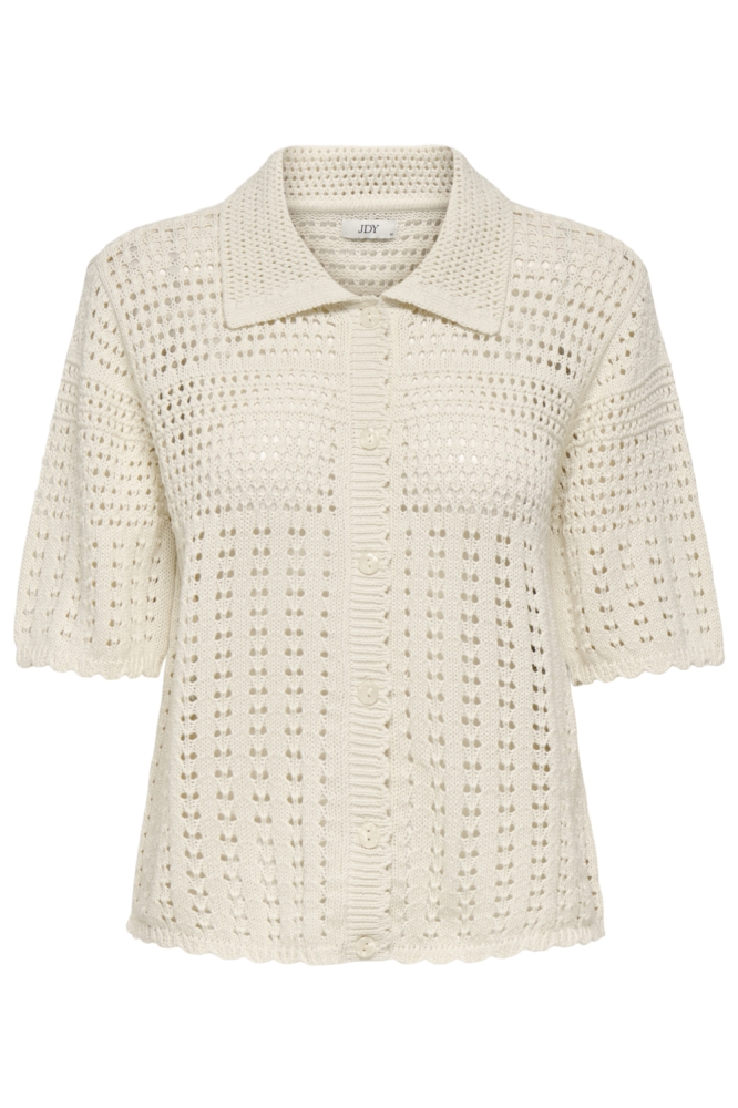 Jacqueline de Yong beige dames vest | Vooraanzicht