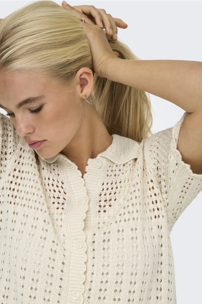 Jacqueline de Yong beige dames vest | Unique Selling Point