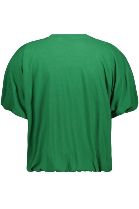 Jacqueline de Yong groene dames t-shirt | Achteraanzicht