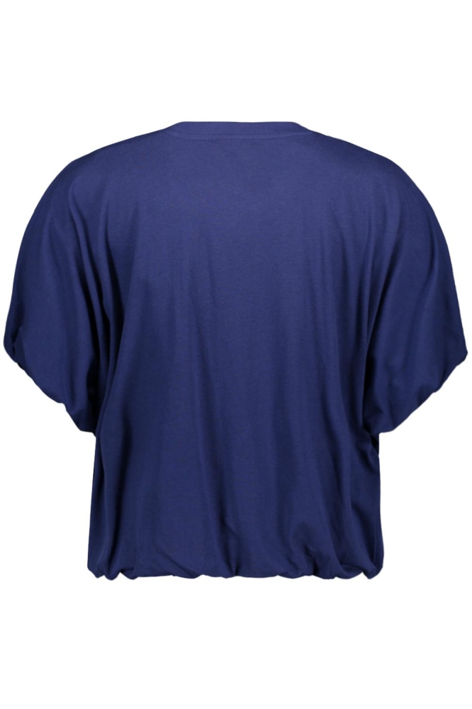 Jacqueline de Yong blauwe dames t-shirt | Achteraanzicht