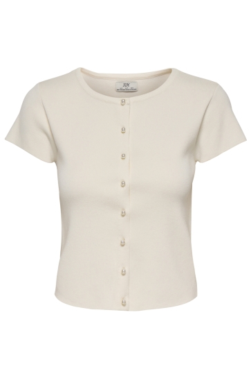 Jacqueline de Yong Vest JDYASTRA S/S CARDIGAN KNT 15377752 CLOUD DANCER