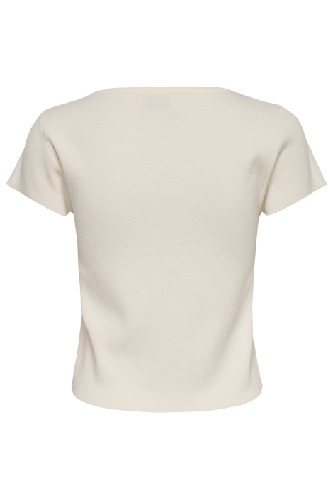 Jacqueline de Yong beige dames vest | Achteraanzicht