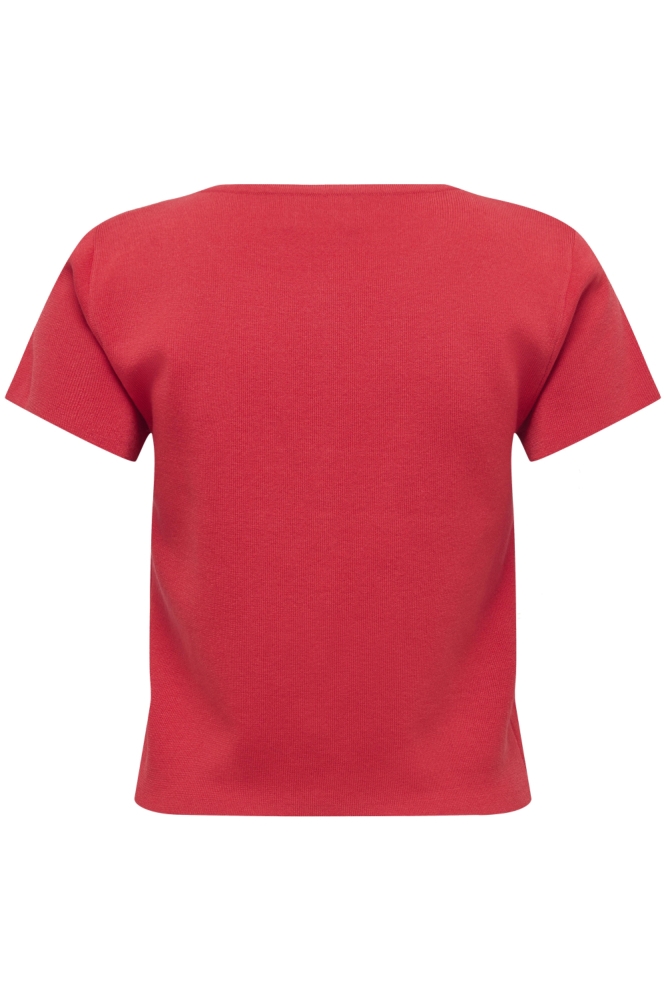 Jacqueline de Yong rode dames vest | Achteraanzicht