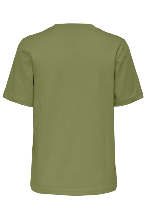 Only groene dames t-shirt | Achteraanzicht