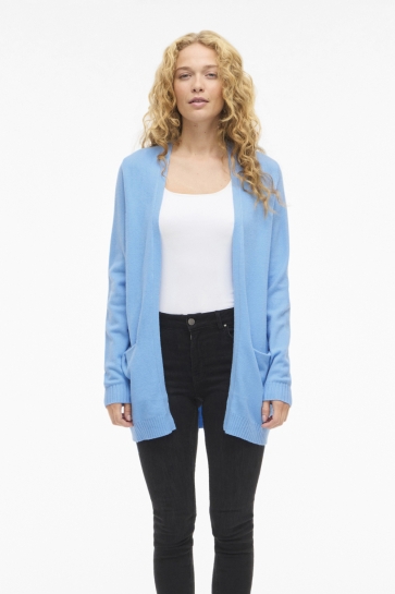 Vila Vest VIRIL OPEN L/S KNIT CARDIGAN - NOOS 14044041 ALL ABOARD/DARK MELANGE