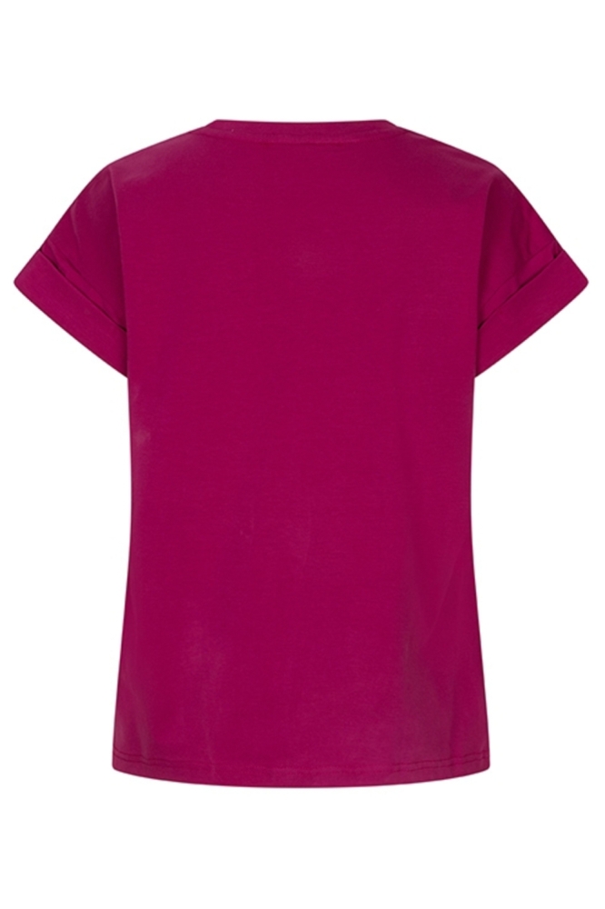 Lofty Manner roze dames t-shirt | Achteraanzicht