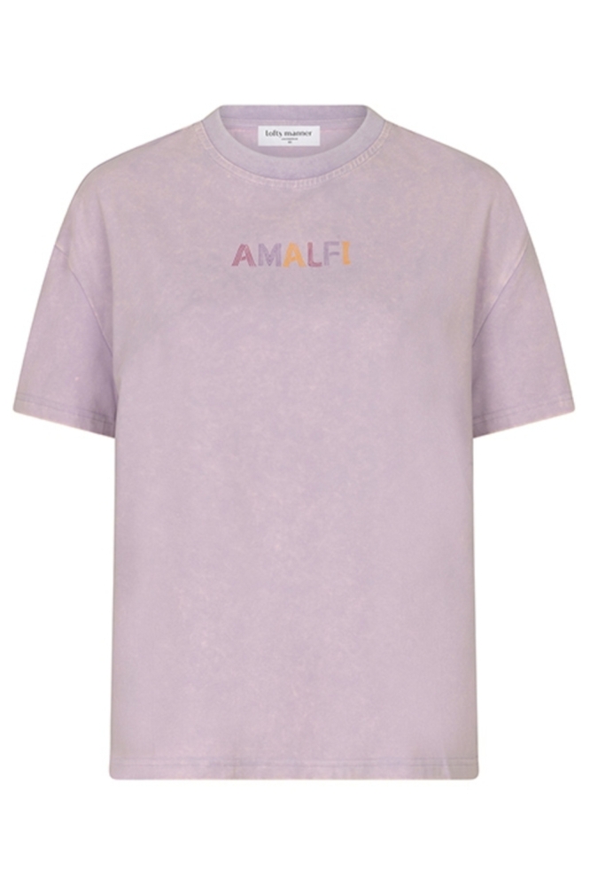 Lofty Manner paarse dames t-shirt | Vooraanzicht