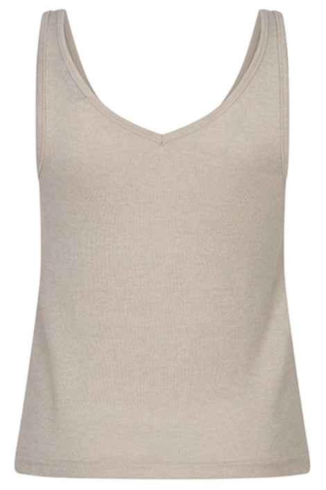Lofty Manner beige dames top | Achteraanzicht