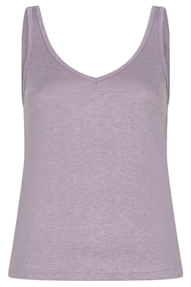 Lofty Manner paarse dames top | Vooraanzicht
