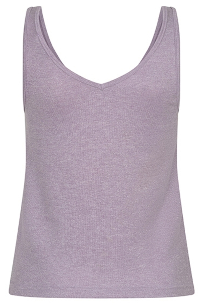 Lofty Manner paarse dames top | Achteraanzicht