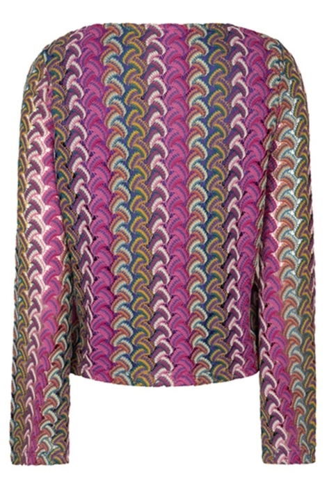 Lofty Manner roze dames t-shirt | Achteraanzicht