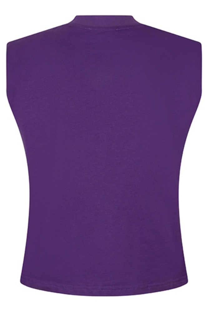 Lofty Manner paarse dames top | Achteraanzicht