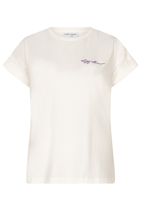 Lofty Manner witte dames t-shirt | Vooraanzicht