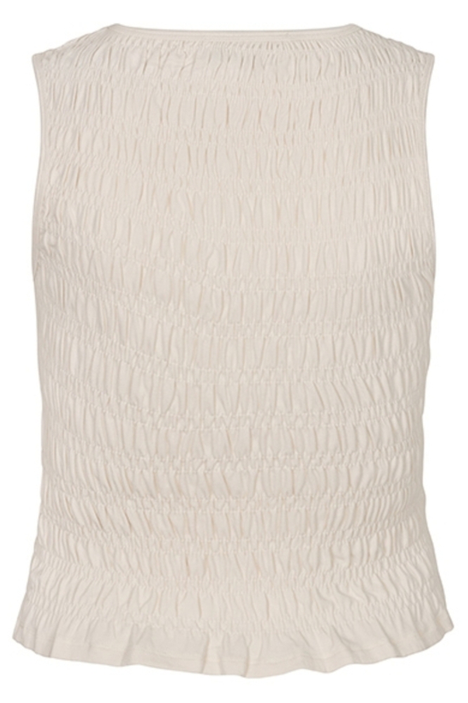 Lofty Manner beige dames top | Achteraanzicht