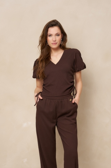 Lofty Manner T-shirt TOP SILLY RF13 1 BROWN