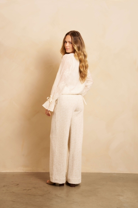 Lofty Manner beige dames blouse | Model
