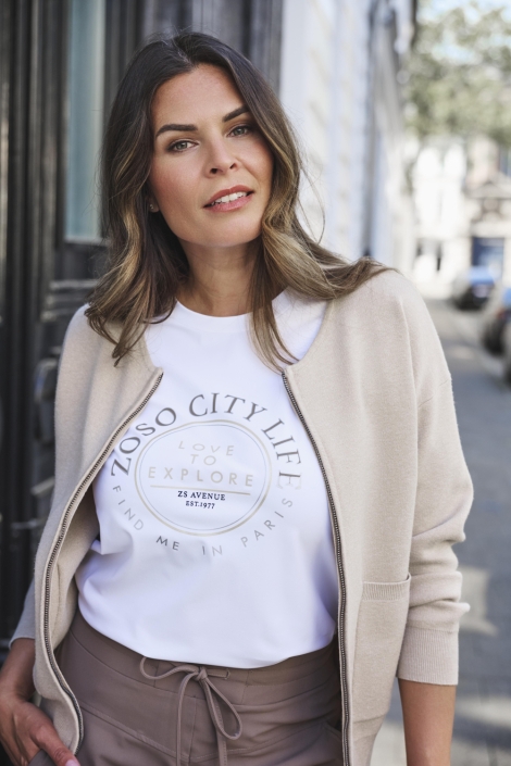 Zoso witte dames t-shirt | Sfeerbeeld, In situatie