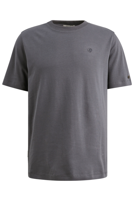 Cast Iron blauwe heren t-shirt | Vooraanzicht