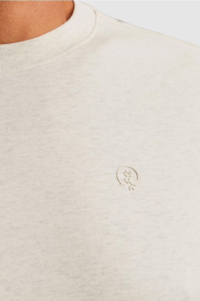 Cast Iron beige heren t-shirt | Kleurstaal