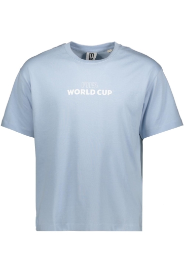 Jack & Jones T-shirt JORFIFA GAME TEE SS CREW NECK STYD 12298913 Cashmere Blue