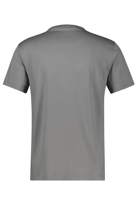 Lerros grijze heren t-shirt | Achteraanzicht