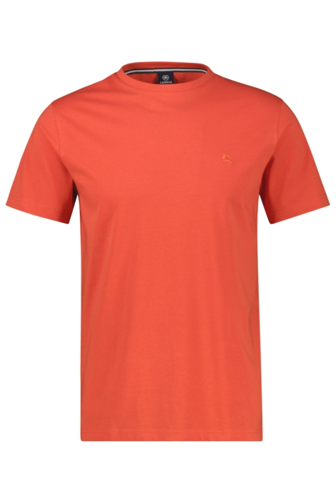 Lerros oranje heren t-shirt | Vooraanzicht