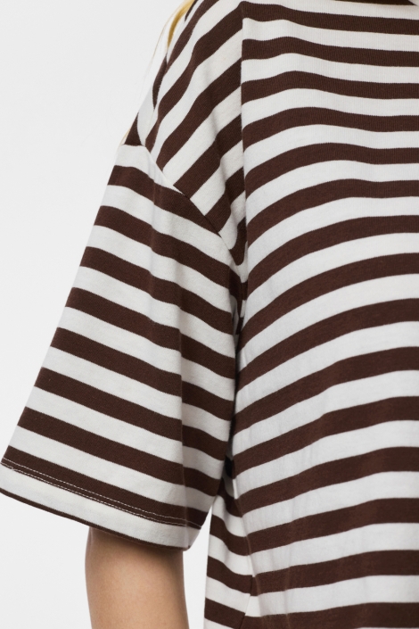 Pieces witte dames t-shirt | Close up