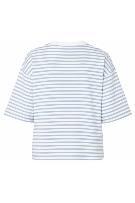 Pieces witte dames t-shirt | Achteraanzicht