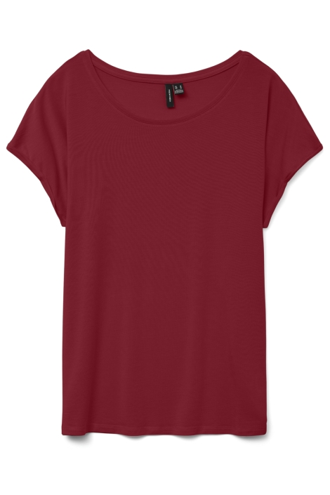 Vero Moda rode dames t-shirt | Vooraanzicht