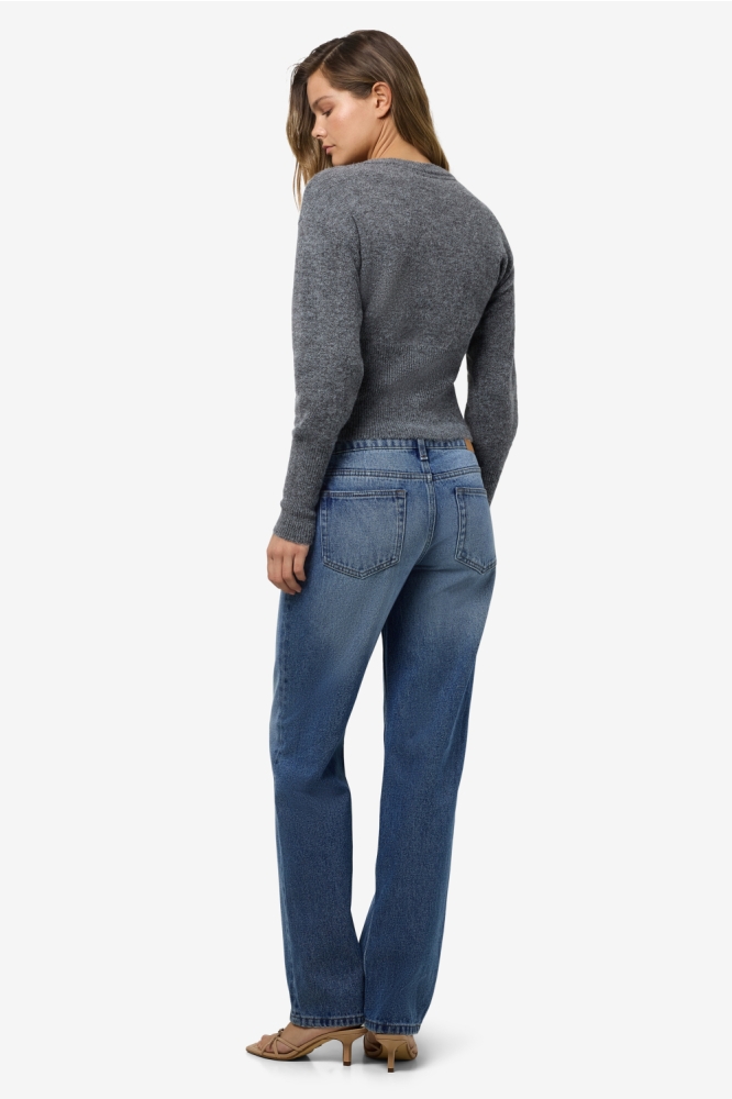 Noisy may grijze dames vest | Model